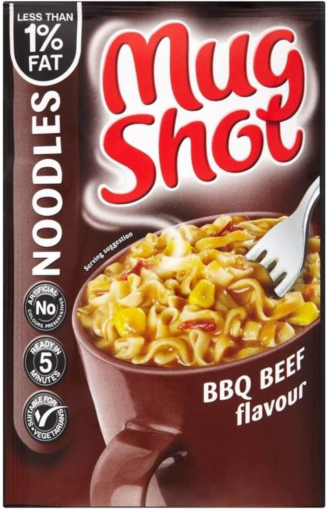 MUG SHOT NOODLE BBQ 56G